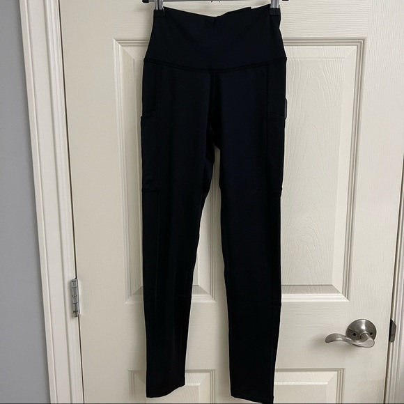 small aerie black pocket leggings